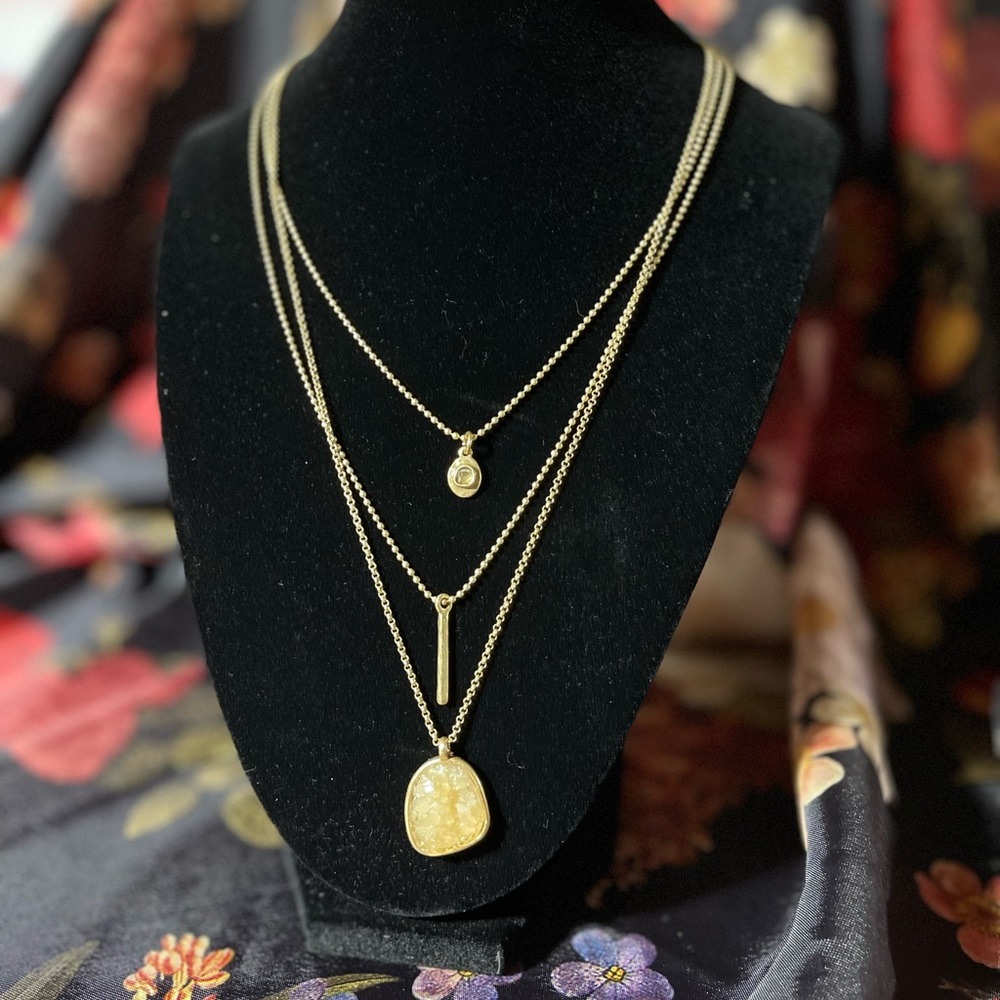 NWT Lucky Brand Golden Layered Necklace